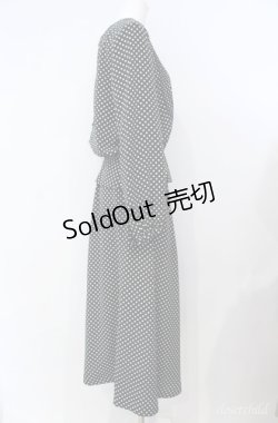 画像2: INGEBORG / ドット柄セットアップ  クロ×シロ O-25-08-10-002-LO-BL-OW-ZI