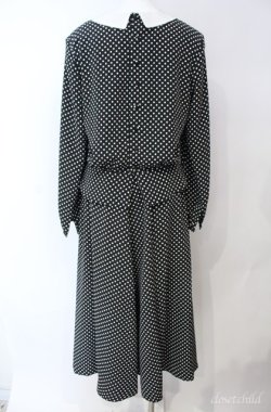 画像3: INGEBORG / ドット柄セットアップ  クロ×シロ O-25-08-10-002-LO-BL-OW-OS