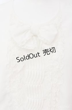 画像2: INGEBORG / タックリボンブラウス  シロ O-25-08-10-034-LO-BL-OW-ZI