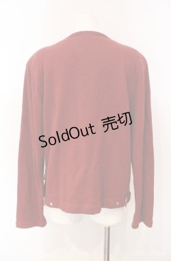 画像3: Pao de lo / ロゴプリントカットカーディガン  アカ O-25-08-10-036-LO-TO-OW-ZI