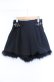 画像1: couture BY ROJITA / ラメツイードフェザーキュロット F クロ O-25-08-11-001-LO-PA-YM-OS (1)