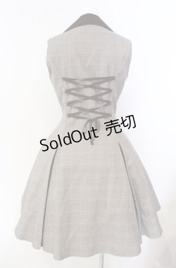 画像4: Innocent World / グレンチェックフレアージャンパースカート  ブラウン O-25-08-11-025-IW-OP-IG-OS