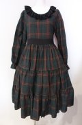 marcHenTica / タータンチェックワンピース  グリーン O-25-08-11-029-LO-OP-IG-OS