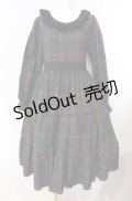 marcHenTica / タータンチェックワンピース  グリーン O-25-08-11-029-LO-OP-IG-OS