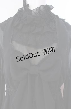 画像2: ALICE and the PIRATES / シフォンベビードールブラウス  クロ O-25-08-11-032-PA-BL-OW-OS