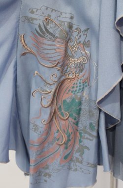 画像3: Ozz oneste / 鳳凰イレギュラーフリルスカート  サックス O-25-08-11-003-OO-SK-IG-OS