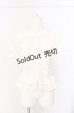 画像1: BABY,THE STARS SHINE BRIGHT / 後ろシャーリングブラウス（半袖）  シロ O-25-08-11-034-BA-BL-IG-OS