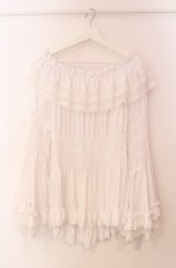 ATELIER PIERROT / 【プラスサイズ】Shirring princess sleeve blouse 2 ホワイト O-25-08-11-035-EL-BL-OW-OS