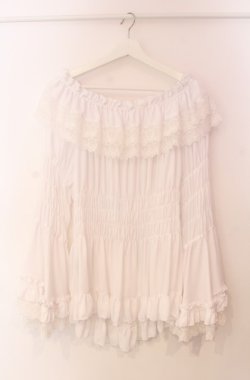 画像1: ATELIER PIERROT / 【プラスサイズ】Shirring princess sleeve blouse 2 ホワイト O-25-08-11-035-EL-BL-OW-OS