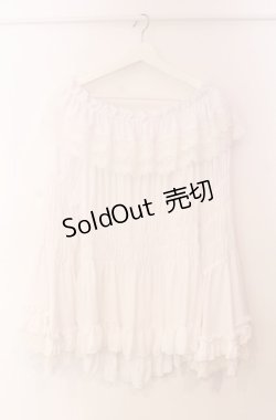 画像1: ATELIER PIERROT / 【プラスサイズ】Shirring princess sleeve blouse 2 ホワイト O-25-08-11-035-EL-BL-OW-OS