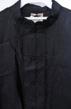 画像2: Amavel / Paisley Chinoisマオカラーブラウス  クロ O-25-08-11-044-CA-BL-IG-OS