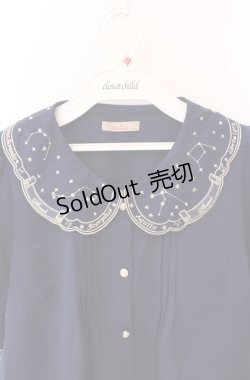 画像2: Amavel / Fantasy Milkywayブラウス  ネイビー O-25-08-11-049-CA-BL-IG-OS