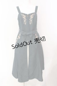 axes femme / マリーゴールド刺繍ジャンスカ  グリーン O-25-08-11-055-AX-OP-IG-OS