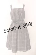 axes femme / チェック柄ワンピース/2022年福袋  グレー O-25-08-11-058-AX-OP-IG-OS