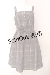 axes femme / チェック柄ワンピース/2022年福袋  グレー O-25-08-11-058-AX-OP-IG-OS