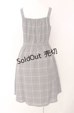 画像2: axes femme / チェック柄ワンピース/2022年福袋  グレー O-25-08-11-058-AX-OP-IG-OS
