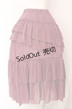 画像3: Sheglit / "Empress"ロングフリルスカート M アンティークローズ O-25-08-11-005-EL-SK-IG-OS