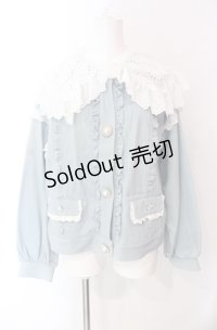 Swankiss / SX cotton denim Gジャン F ライトインディゴ O-25-08-11-068-CA-JA-IG-OS