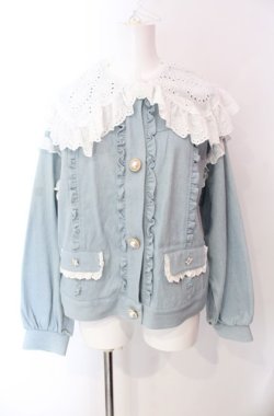 画像1: Swankiss / SX cotton denim Gジャン F ライトインディゴ O-25-08-11-068-CA-JA-IG-OS