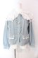 画像1: Swankiss / SX cotton denim Gジャン F ライトインディゴ O-25-08-11-068-CA-JA-IG-OS (1)