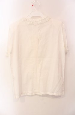 画像3: PINK HOUSE / フリルタックリボンブラウス  シロ O-25-08-11-073-LO-BL-IG-OS