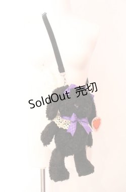画像3: BABY,THE STARS SHINE BRIGHT / ブラックベリィなうさくみゃちゃんポシェット  クロ×パープル O-25-08-11-080-BA-BG-IG-OS