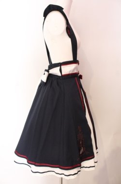画像3: Amavel / キョンシーチャイナレイヤードスカート  ネイビー×シロ O-25-08-11-009-CA-SK-IG-OS
