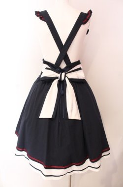 画像4: Amavel / キョンシーチャイナレイヤードスカート  ネイビー×シロ O-25-08-11-009-CA-SK-IG-OS