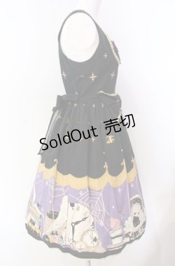 画像5: ALICE and the PIRATES / Marionette in my closet room柄 ジャンパースカートI  ノワール O-25-08-11-017-PA-OP-OW-OS