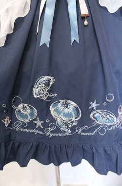 画像2: Amavel / Jerryfish Aquariumジャンパースカート  ブルー×ホワイト O-25-08-11-019-CA-OP-IG-OS