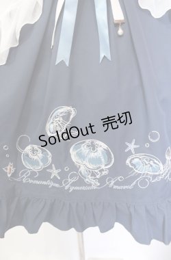 画像2: Amavel / Jerryfish Aquariumジャンパースカート  ブルー×ホワイト O-25-08-11-019-CA-OP-IG-OS