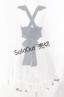 画像4: Amavel / Jerryfish Aquariumジャンパースカート  ブルー×ホワイト O-25-08-11-019-CA-OP-IG-OS