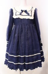 Angelic Pretty / ステラワンピース  ネイビー O-25-08-11-020-AP-OP-OW-OS