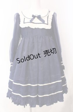 画像1: Angelic Pretty / ステラワンピース  ネイビー O-25-08-11-020-AP-OP-OW-OS