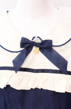 画像2: Angelic Pretty / ステラワンピース  ネイビー O-25-08-11-020-AP-OP-OW-OS