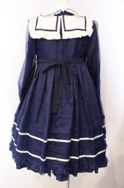 画像4: Angelic Pretty / ステラワンピース  ネイビー O-25-08-11-020-AP-OP-OW-OS