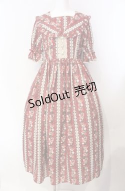 画像1: axes femme kawaii / ローズベリーガーデンワンピース  アカ O-25-08-11-024-AX-OP-IG-OS