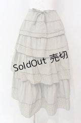 WONDERFUL WORLD / チェックティアードスカート  グリーン O-25-08-13-035-LO-SK-OW-OS