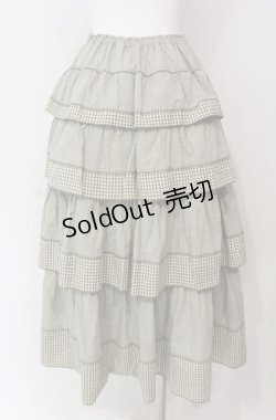 画像4: WONDERFUL WORLD / チェックティアードスカート  グリーン O-25-08-13-035-LO-SK-OW-OS