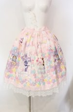 画像1: BABY,THE STARS SHINE BRIGHT / くみゃちゃんのKira Kira Sweets Halloween柄スカート  ピンク O-25-08-13-036-BA-SK-IG-OS (1)