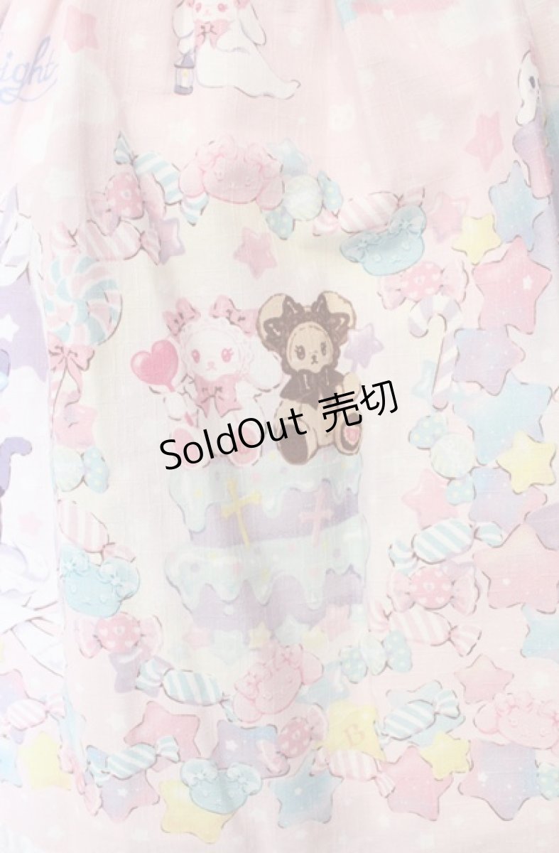 画像2: BABY,THE STARS SHINE BRIGHT / くみゃちゃんのKira Kira Sweets Halloween柄スカート  ピンク O-25-08-13-036-BA-SK-IG-OS (2)