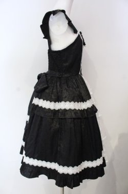 画像3: axes femme kawaii / ロマンスローズジャンスカ M クロ×シロ O-25-08-13-038-AX-OP-OW-OS