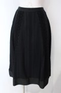 Jane Marple Dans Le Salon / Flower lace mix garden skirt M クロ O-25-08-13-047-JM-SK-IG-OS