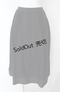 画像1: Jane Marple Dans Le Salon / Flower lace mix garden skirt M クロ O-25-08-13-047-JM-SK-IG-OS