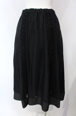 画像4: Jane Marple Dans Le Salon / Flower lace mix garden skirt M クロ O-25-08-13-047-JM-SK-IG-OS