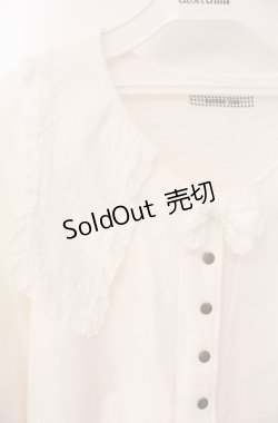 画像2: KANEKO ISAO / ピンタック襟付きカーディガン  シロ O-25-08-13-006-EL-TO-OW-OS