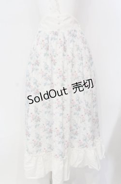 画像1: Kurumi Collaboration / グレイスフルコルセット風ロングスカート M オフ O-25-08-13-049-LO-SK-IG-ZT066