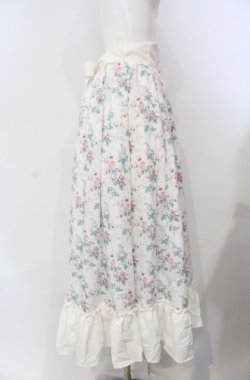 画像3: Kurumi Collaboration / グレイスフルコルセット風ロングスカート M オフ O-25-08-13-049-LO-SK-IG-OS
