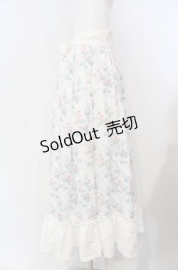 画像3: Kurumi Collaboration / グレイスフルコルセット風ロングスカート M オフ O-25-08-13-049-LO-SK-IG-ZT066