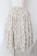 m petit by misako / MSKハナガラリバーシブルボリュームスカート L アイボリー O-25-08-13-050-LO-SK-OW-OS